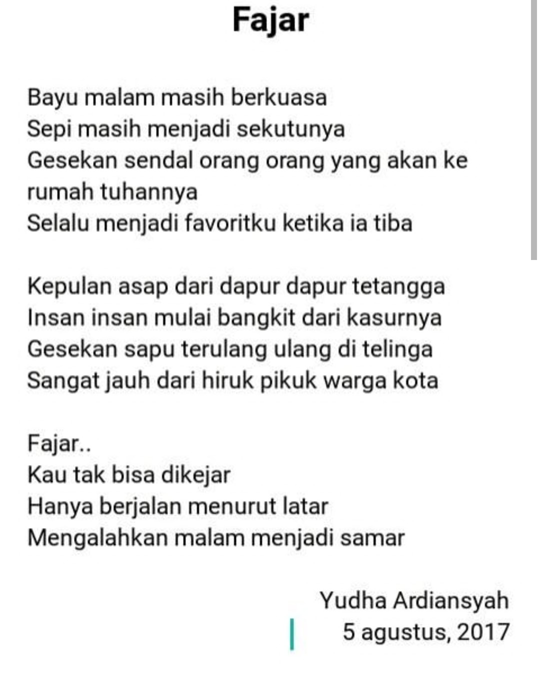 Download Gratis Gambar Contoh Puisi Puisi Karangan Sendiri Mei Lengkap Terbaru by Cikimm.com
