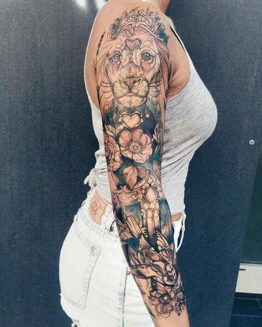 Mangas de tatuagens femininas Mangas de tatuagens femininas