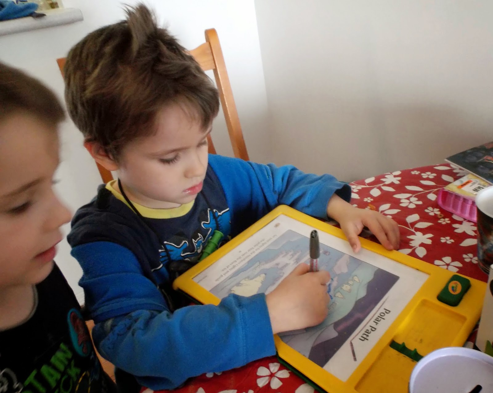 Retiring Wanderer blog of happy autism mommy Crayola dry erase activity Centre