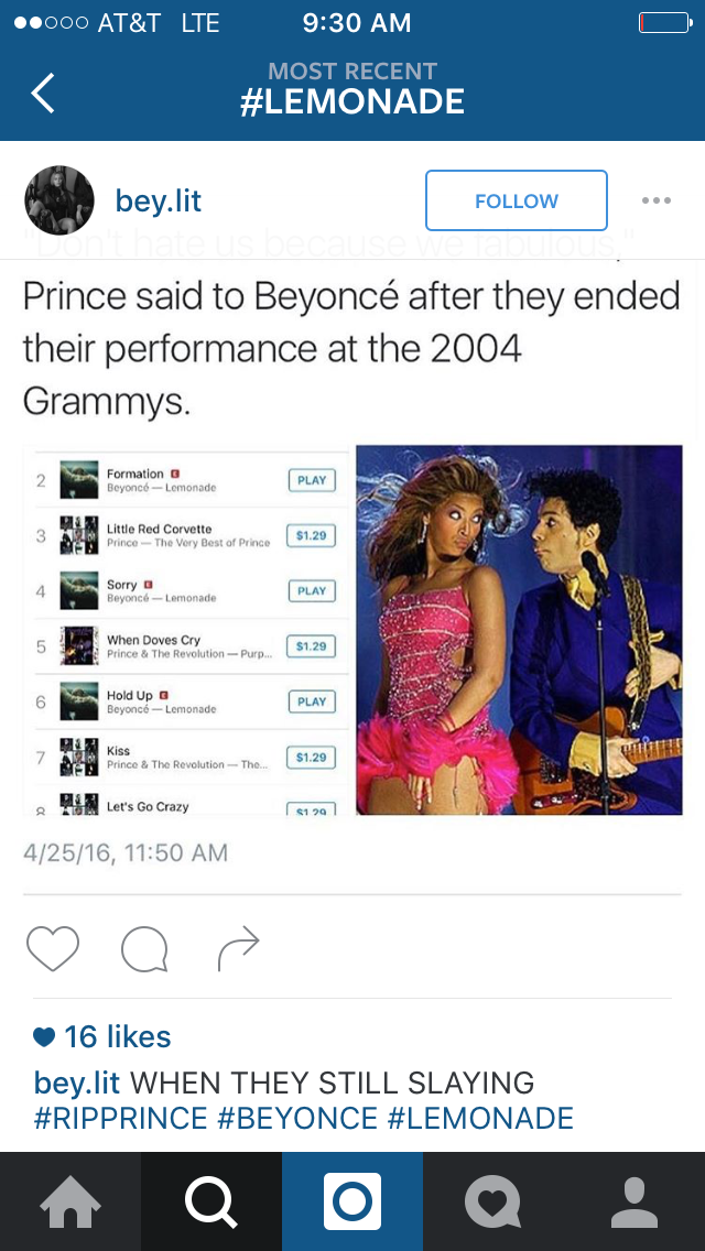 Lyric prince little red corvette lyrics : The Miz Factor: LEMONADE!!!!!!!