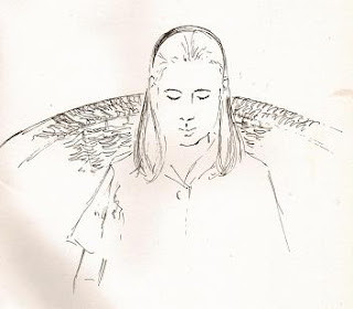 An illustration from 'Ride the Wings of Morning' by Sophie Neville