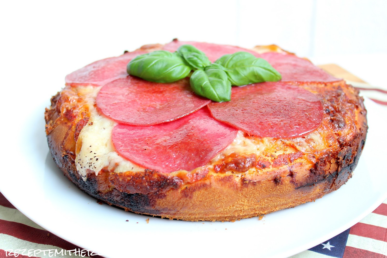 Rezepte mit Herz Amerikanische Pizza ♡ Pizza American Style