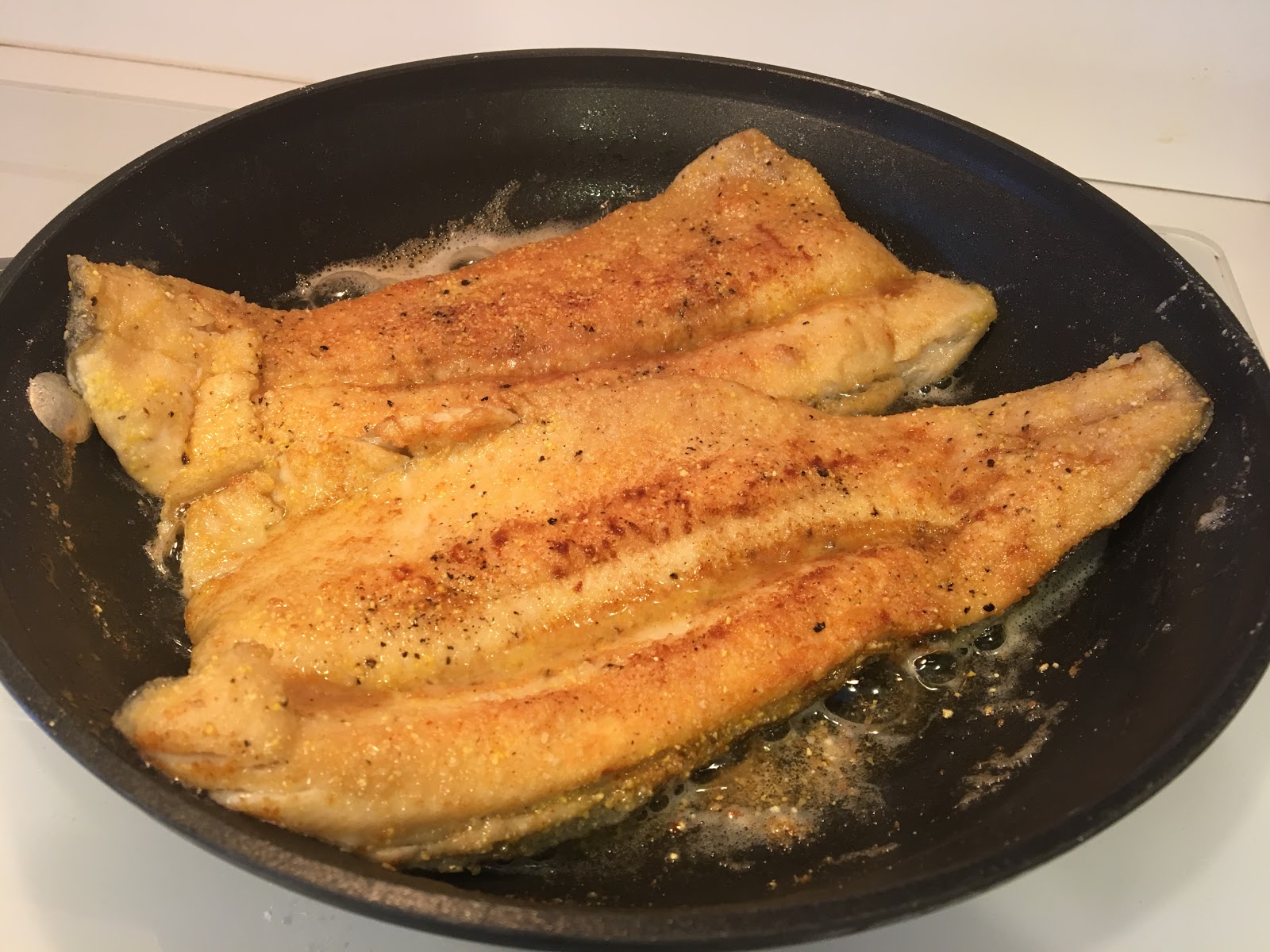 Cooking Through the Clippings PanFried Rainbow Trout Filets