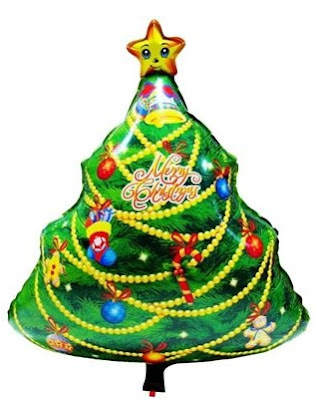 Balon Foil Christmas Tree Balon Foil Christmas Tree