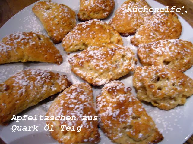 Küchenelfe - bewusst kochen, backen und leben: Apfeltaschen aus Quark ... Küchenelfe - bewusst kochen, backen und leben: Apfeltaschen aus Quark ...