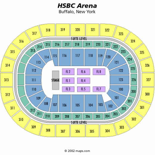Keybank Arena Interactive Seating Chart