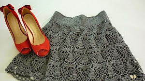Bella falda crochet / patrones gratis