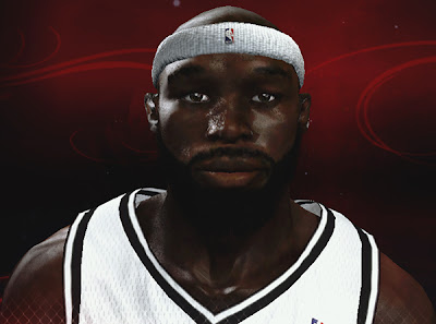 NBA 2K13 Reggie Evans Cyberface with Beard Patch