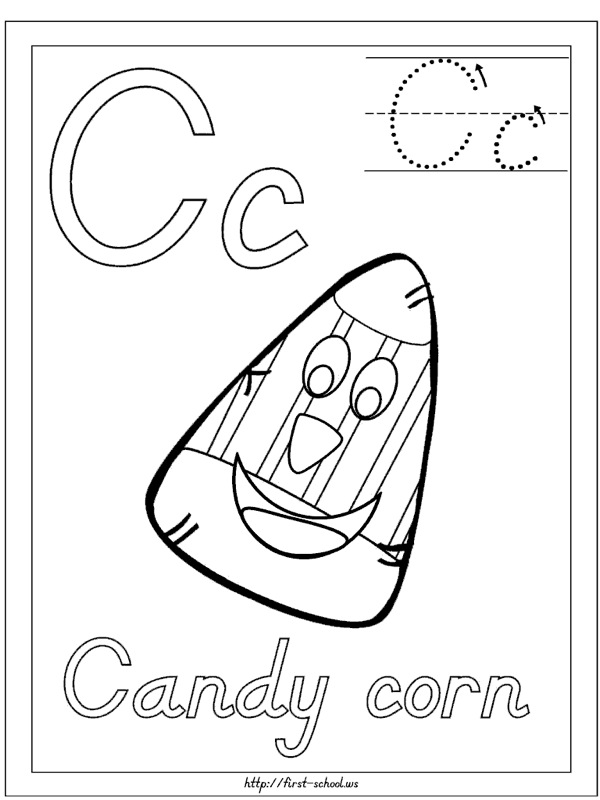 The Mommy Years: Candy Corn Coloring Sheet