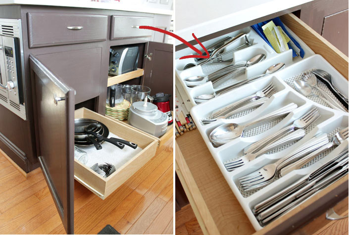 DIY Two-Tiered Drawer Organizer 