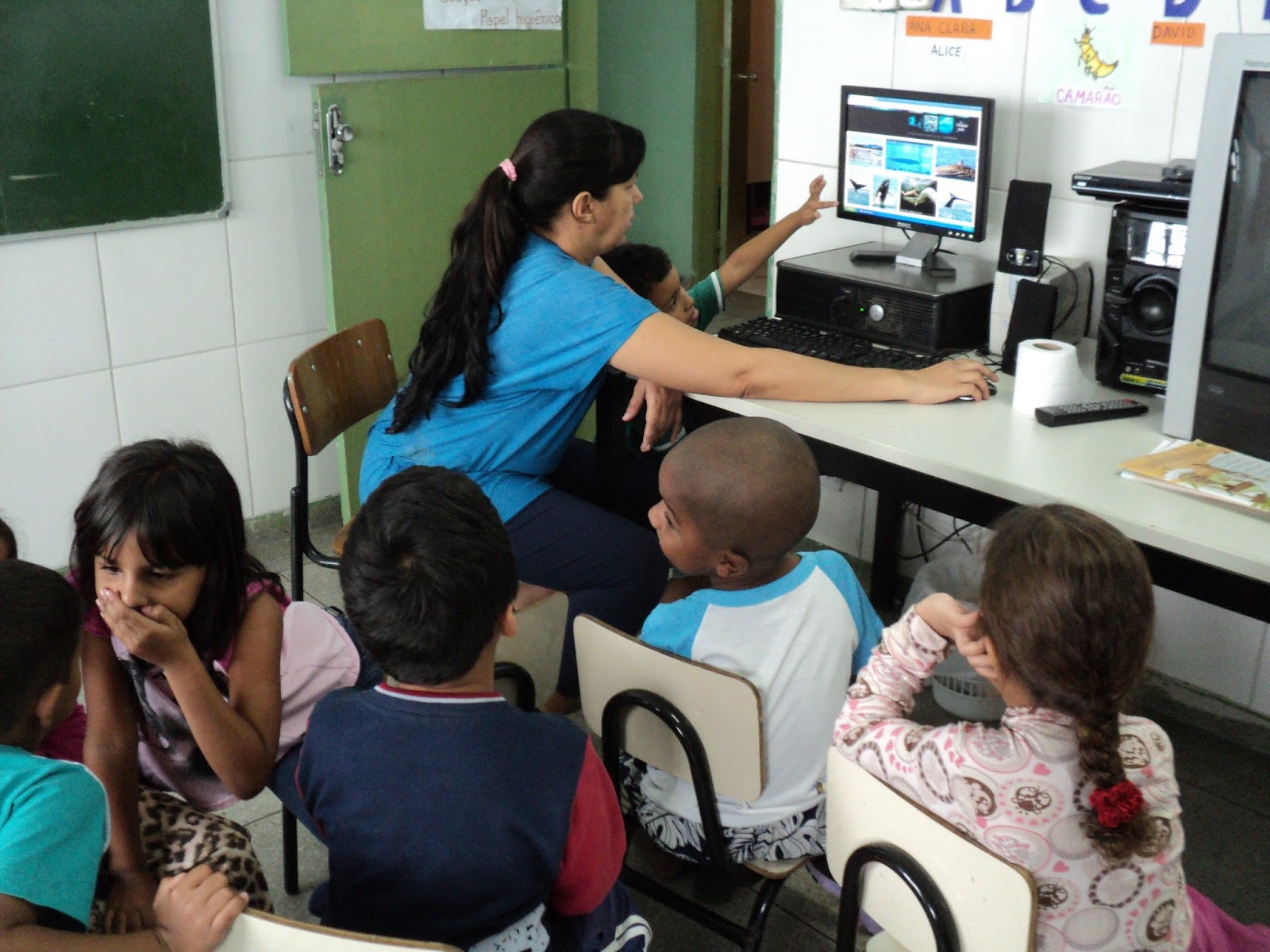 CMEI RECANTO DO SABER: Projeto Fundo do Mar, turma EF
