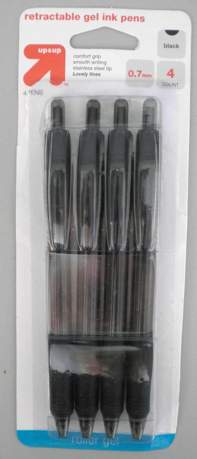 Pocket Blonde Target Up & Up Retractable Gel Ink Pens