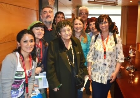 Junto a la poeta Francisca Aguirre, la mejor experiencia del año 2013