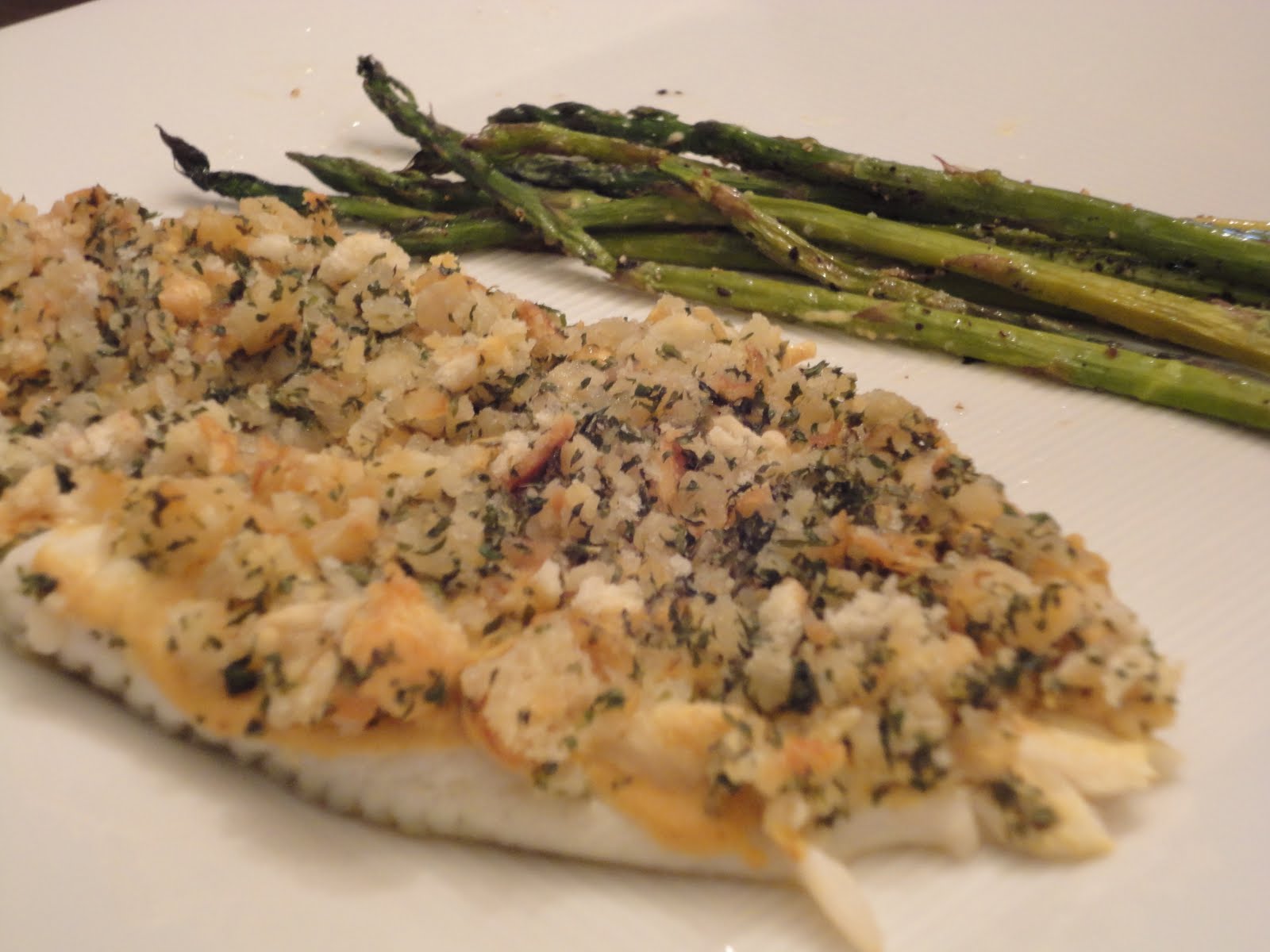 A Pirate's Journey in the Kitchen DijonCrusted Halibut and Roasted