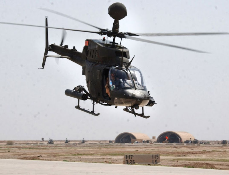 OH-58D Kiowa Warrior Combat  Helicopter