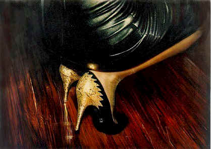 painting of high heels