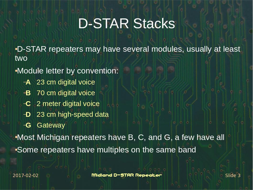 Midland DSTAR Repeater