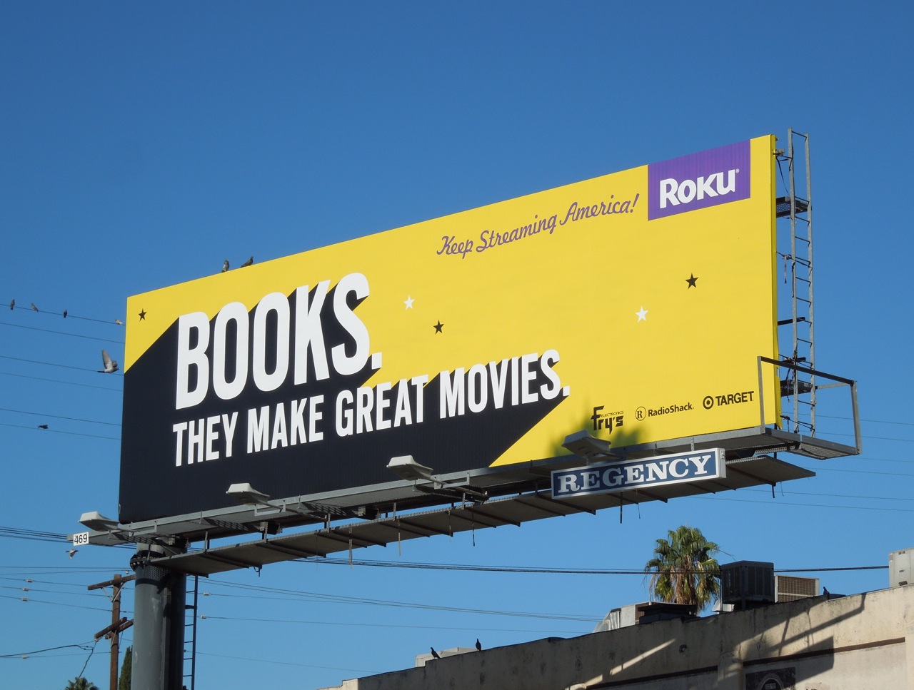 Daily Billboard: Roku Keep Streaming America typeface billboards... Advertising for ...