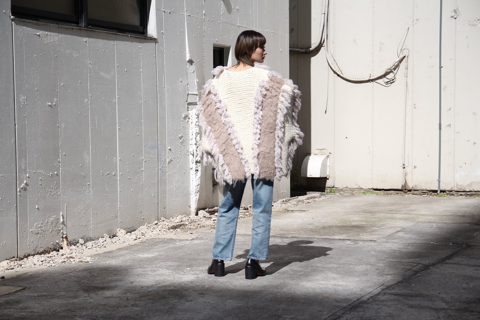 セール❗️アルパカハンドニットパンツ ラインヴァンド leinwande