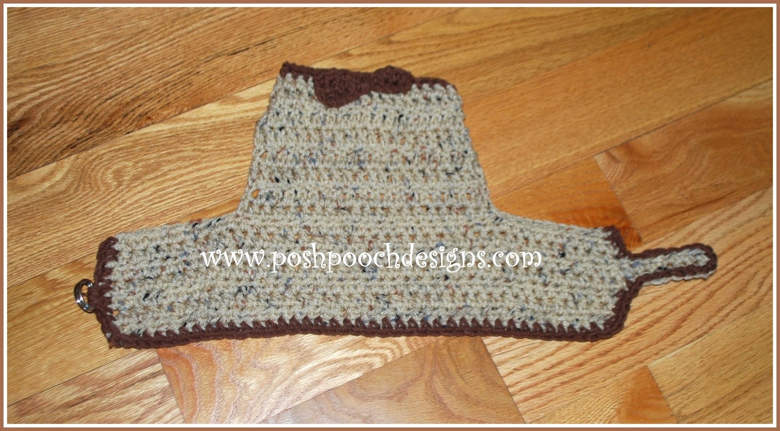 Posh Pooch Designs Max's Dog Harness Crochet Pattern and Video Posh