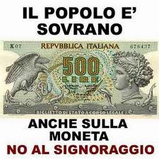 No al signoraggio