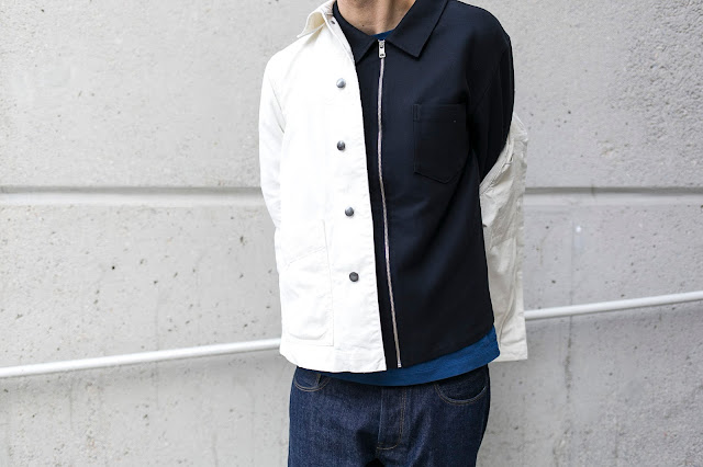 matthew pike of buckets and spades wears jigsaw raw state collection ss17