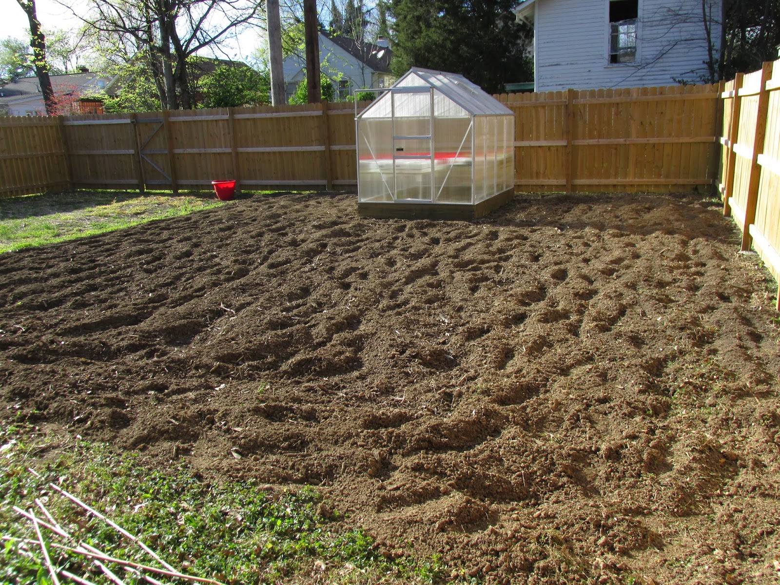 Kentucky Fried Garden Garden Tilled And A Greenhouse