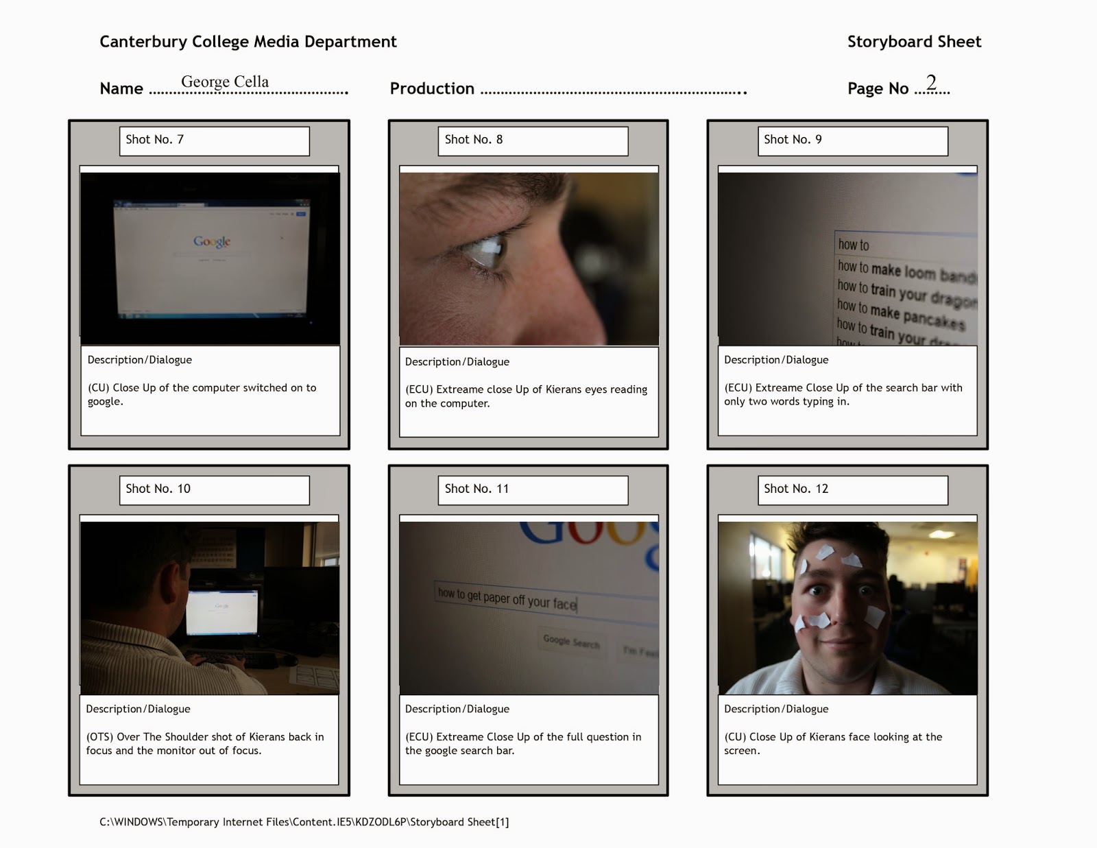 Unit 16 Film And Video Editing Techniques BTEC Level 3 Film and TV