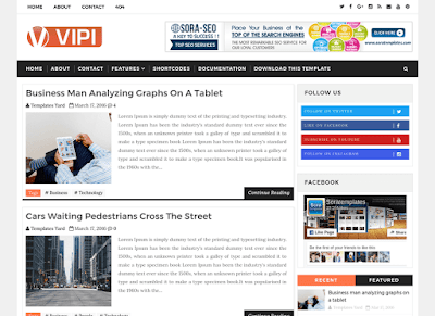 VIPI Blogger Theme VIPI SEO Blogger Theme
