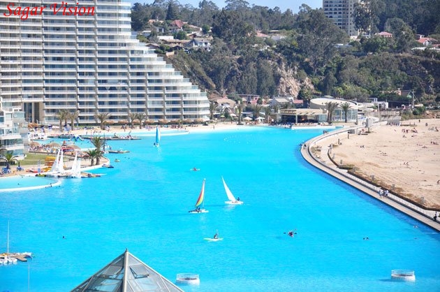 Worlds largest outdoor pool