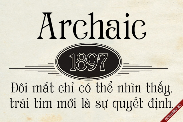 [Serif] Archaic 1987 Việt hóa