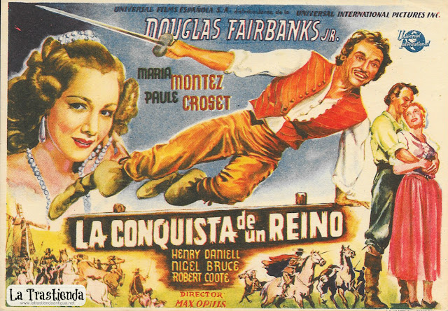 La Conquista de un Reino - Programa de Cine - Maria Montez - Douglas Fairbanks Jr.