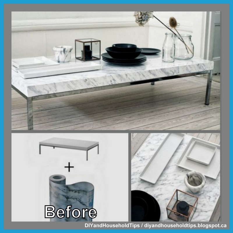 DIY And Household Tips DIY Marble Coffee Table