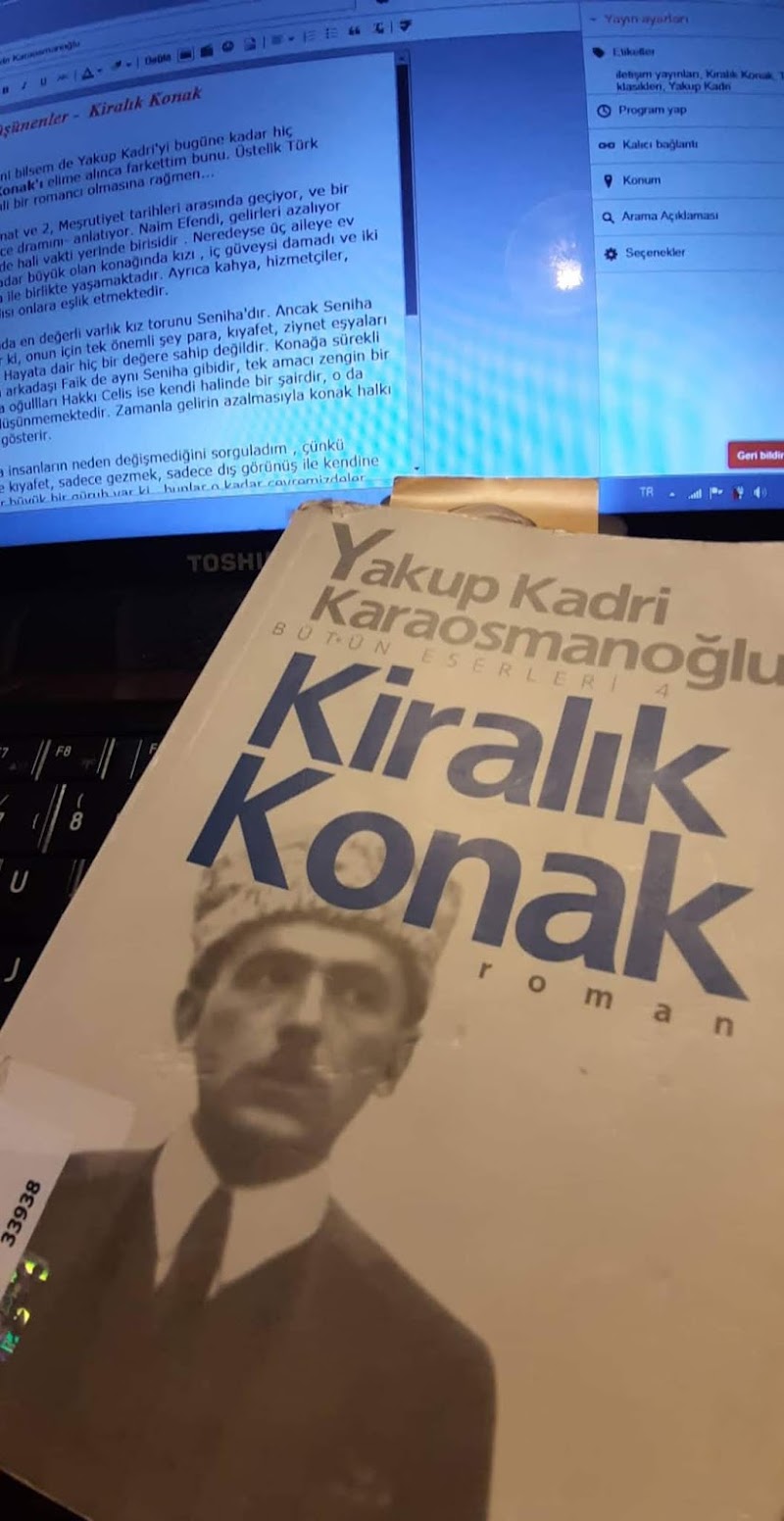 Kiralık Konak - Yakup Kadri Karaosmanoğlu - Kitap Yorumu