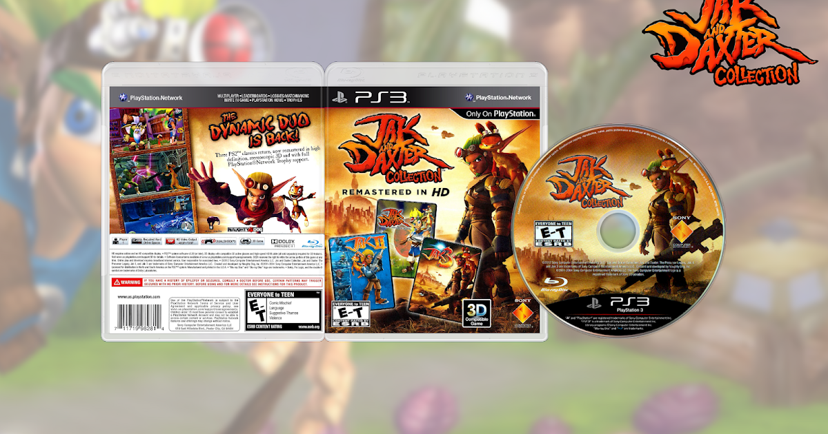 GODDY GAMES JAK AND DAXTER COLLECTION HD REMASTERED PS3 BCUS