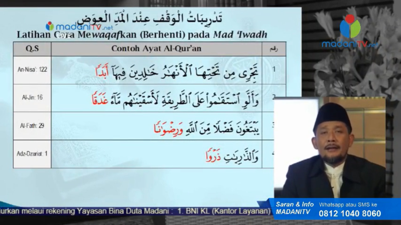 Frekuensi siaran Madani TV di satelit Palapa D Terbaru
