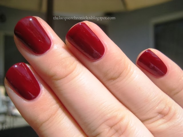 OPI Nail Lacquer in "Got the Blues for Red" - wide 7