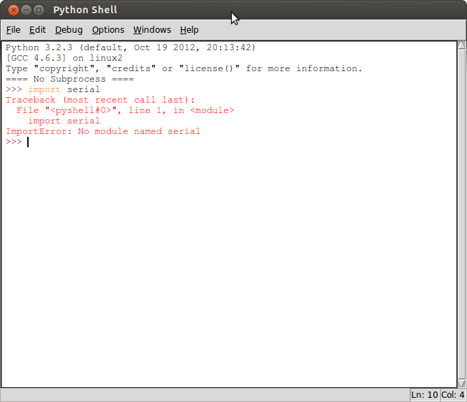 Python Serial Module Install - lasopaip