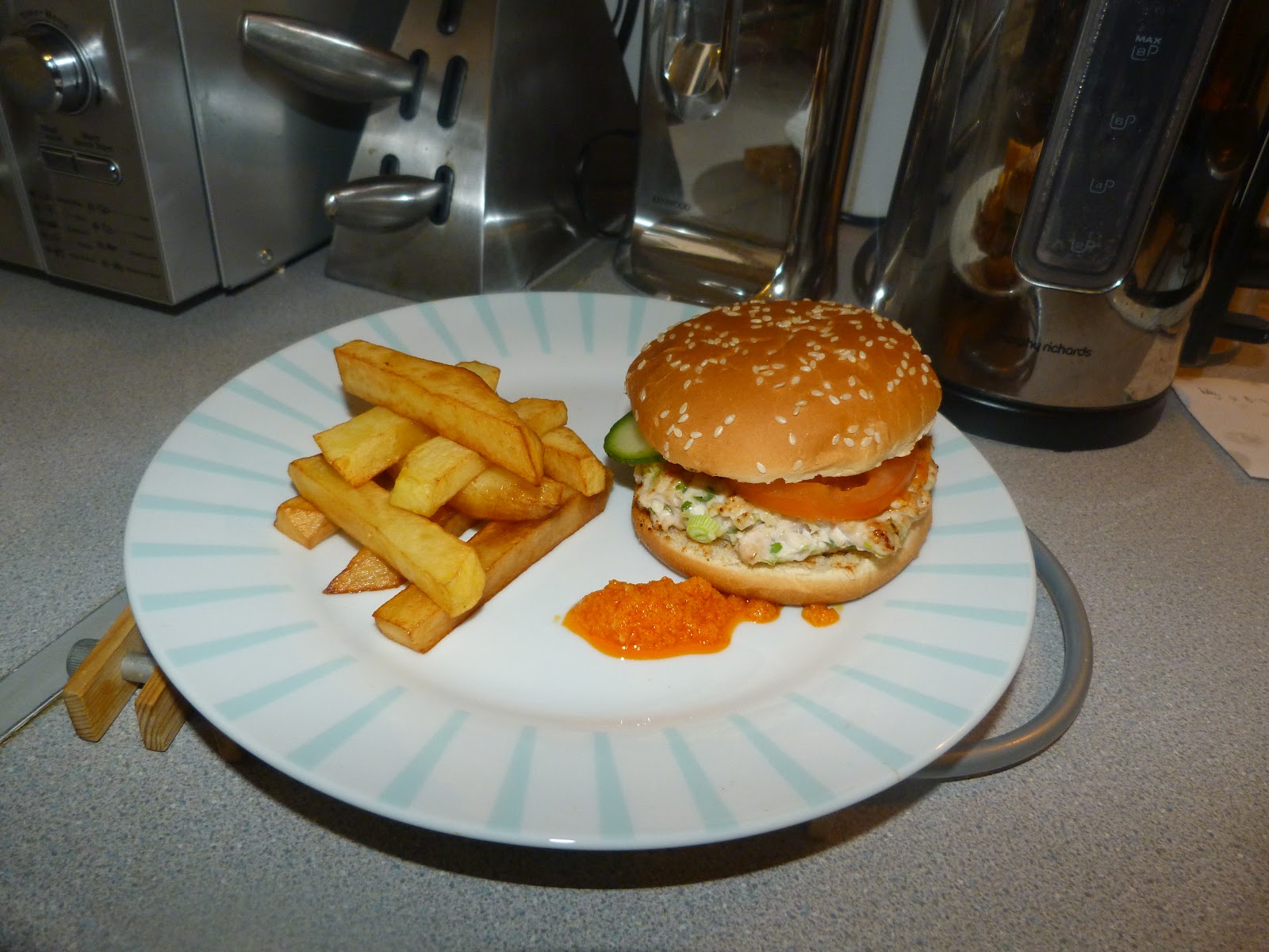 AFRILIGHT BELLE'S KITCHEN BELLA HOME MADE CHICKEN BURGER easy cooking