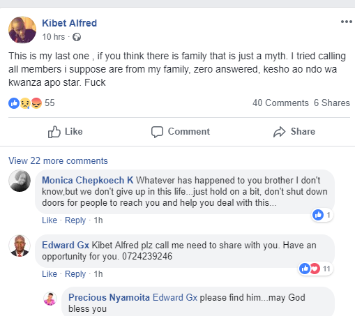Depressed JKUAT graduate and former student at Lenana School posts suicide notes on facebook after failing to get a job(PHOTOs) see%2B4 - Depressed JKUAT graduate and former student at Lenana School posts suicide notes on facebook after failing to get a job(PHOTOs)