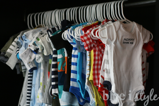 organizing with style armoire baby central blue i style