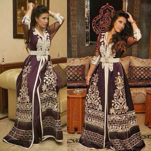 Styles Caftan Marocain sur Mesure - Caftan 2014 - Caftan Haute couture Paris : Boutique Vente 