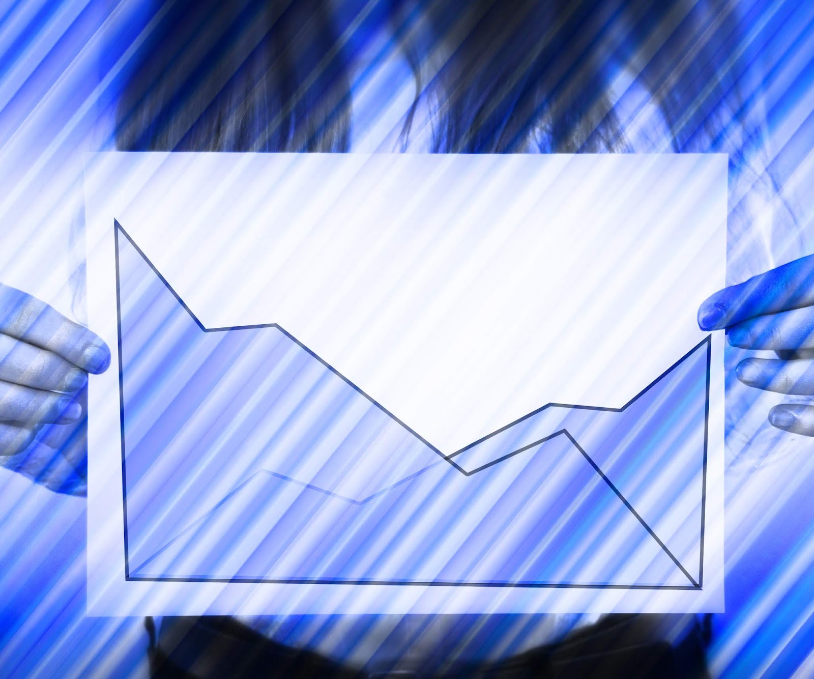 Business statistic stock photo