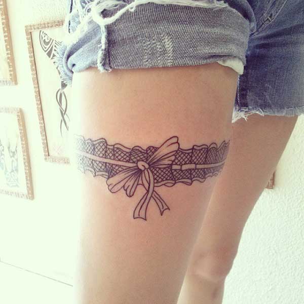 girly garter tattoo girly garter tattoo