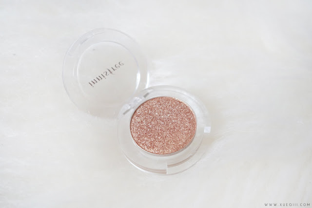 Innisfree Mineral Single Shadows Review and Swatches - Glitter 04 Swing in the Swing