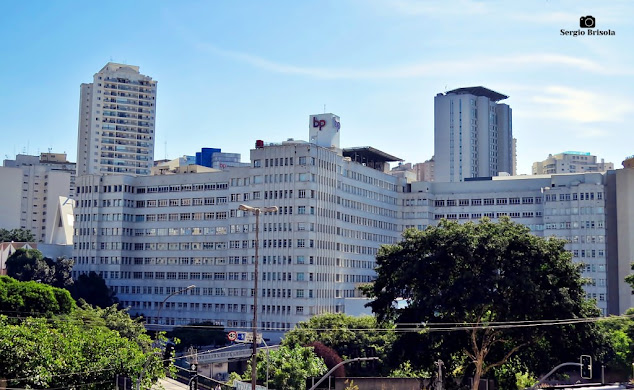 Vista ampla da Beneficência Portuguesa - Hospital de São Joaquim - Bela Vista - São Paulo