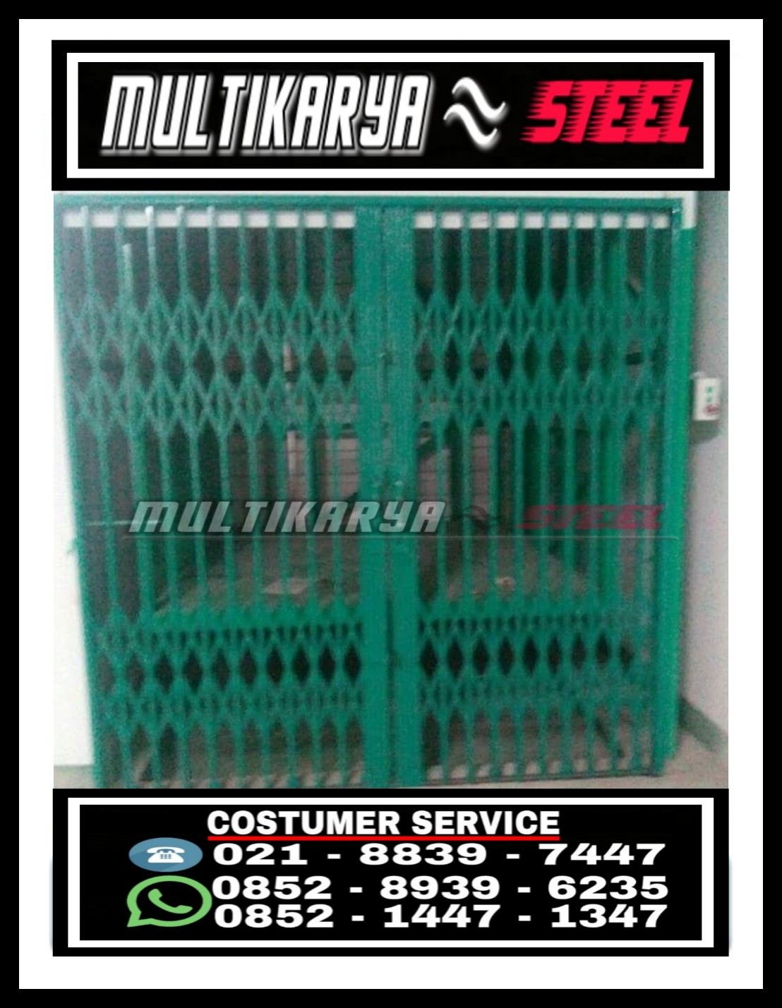 Folding Gate Jambi Harga Termurah 2023 Folding Gate/Rolling Door