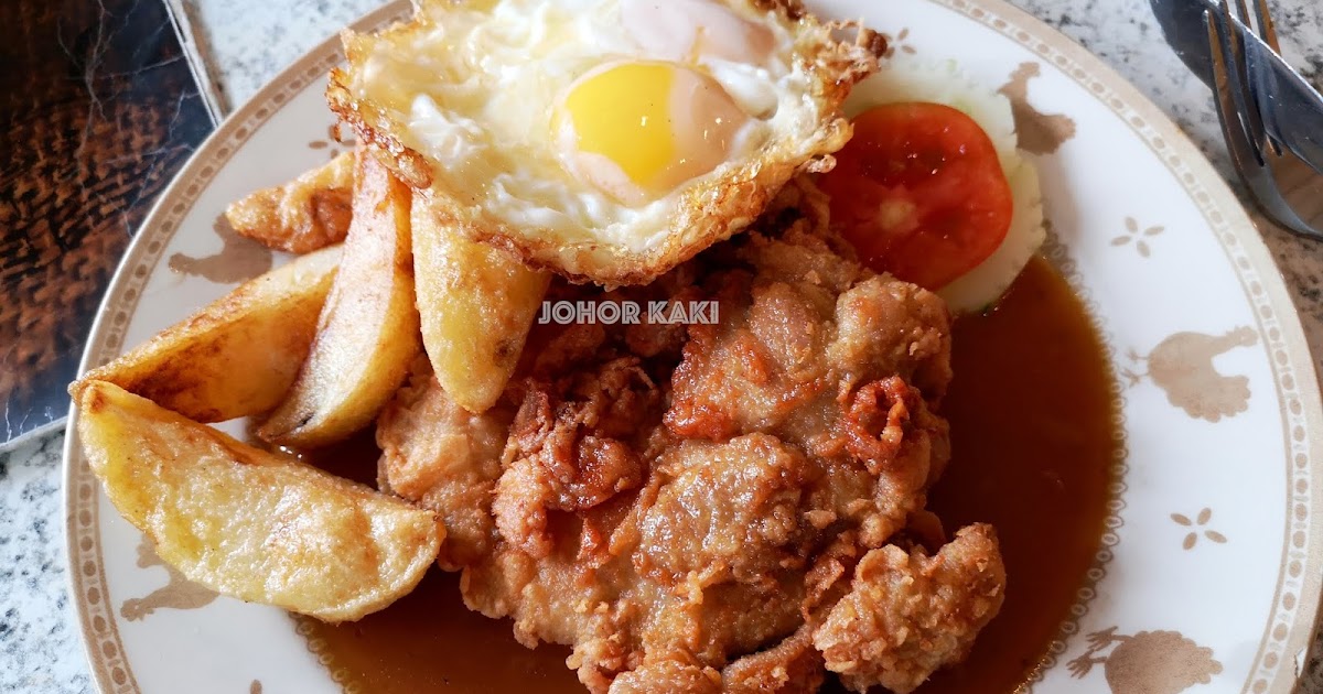 Hainanese Chicken Chop IT Roo Café in Johor Bahru near City Square