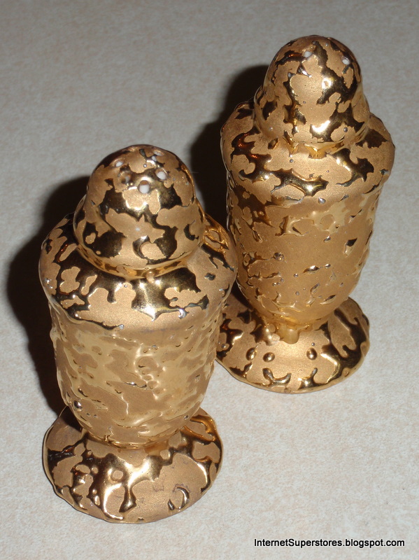 Superstores McCoy Sunburst Weeping Gold Salt And Pepper