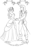 דפי צביעה נסיכה ונסיך